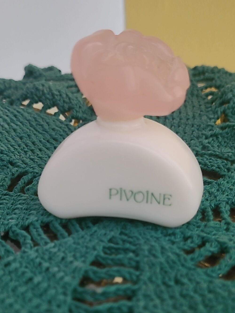 Yves Rocher White Bottle with Pink Floral Lid